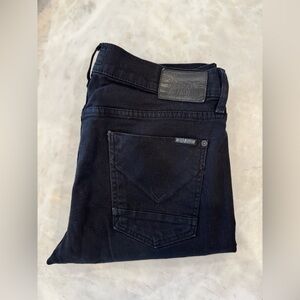 Hudson Jeans Byron Five-Pocket Straight, Black